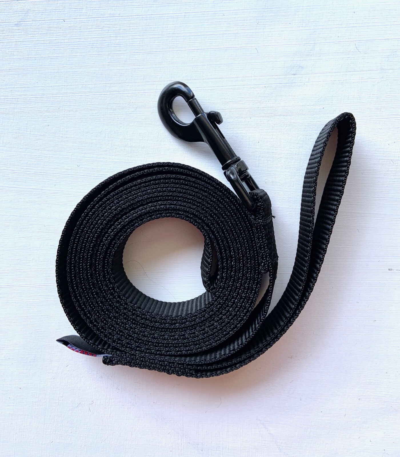 Dog Leash Lead Long Obedience Recall Training BLACK Multiple Lengths USA MADE
