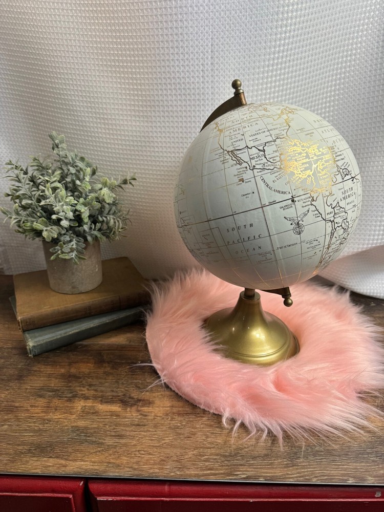 Small world globe made by the India Goverment Copyright 2011
