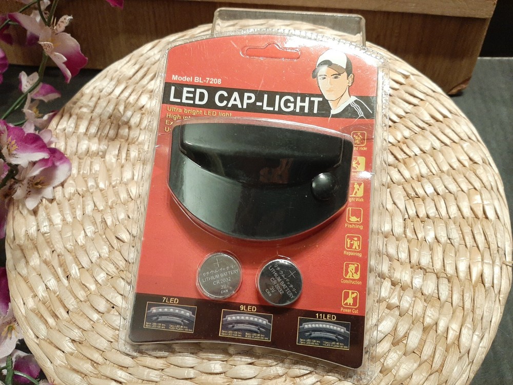 11 LED CAP LIGHT , Hat Headlamp  Model BL-7208 NEW