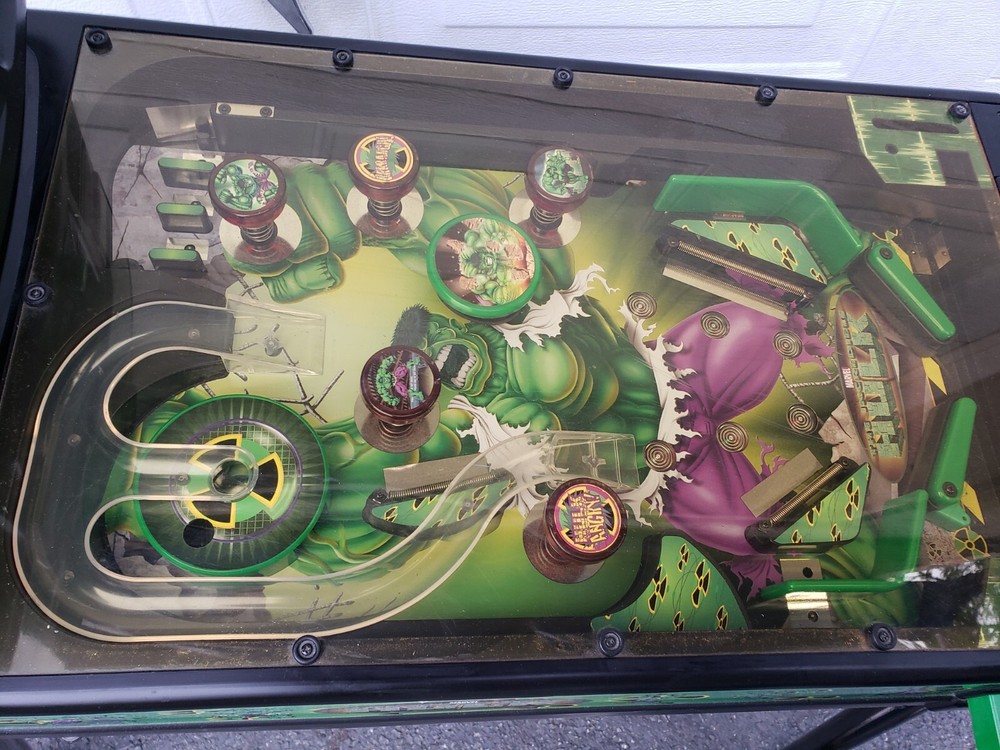 2003 incredible hulk marvel pinball machine