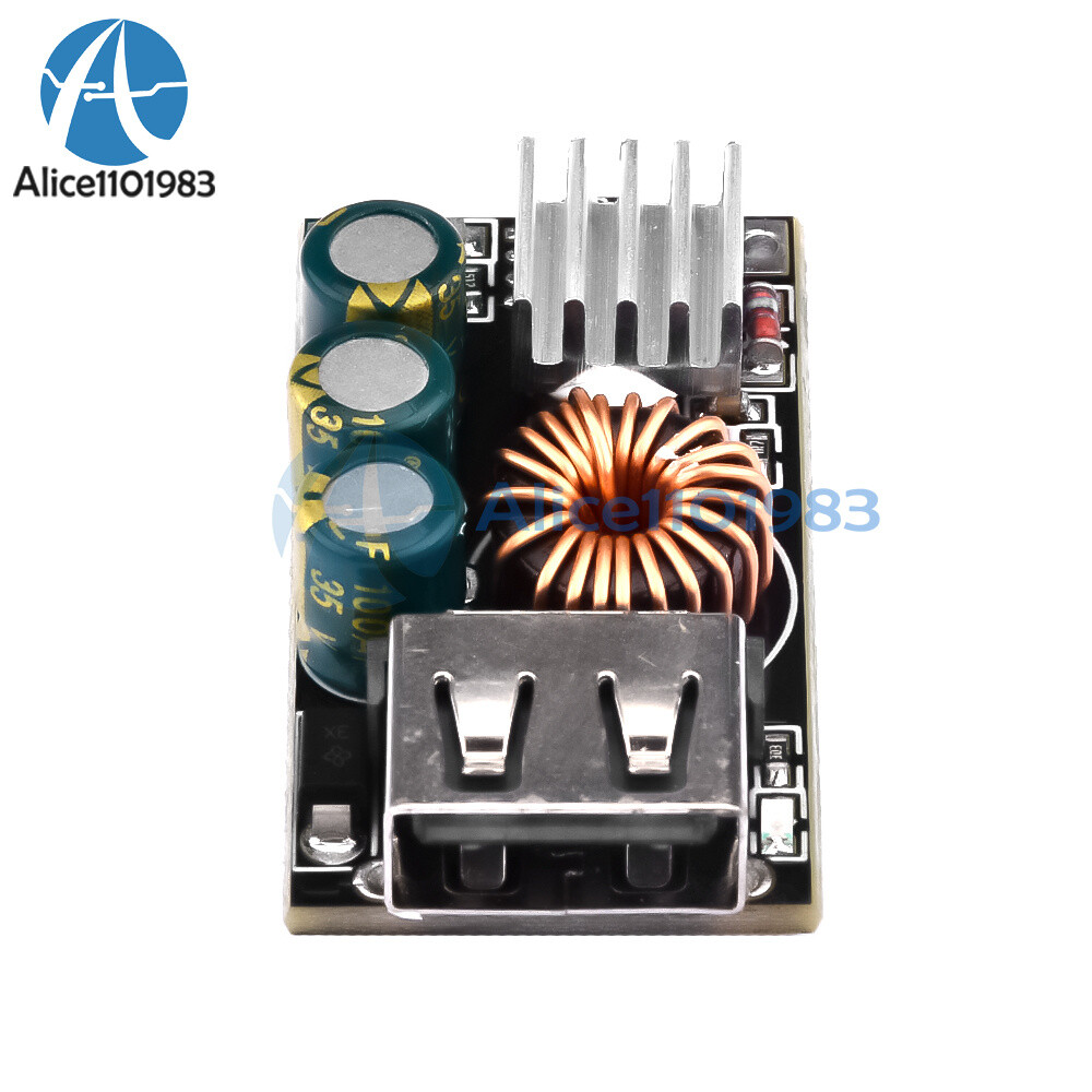 USB Mobile Phone Charging Board Fast Charging Car DIY Conversion Module DC Buck