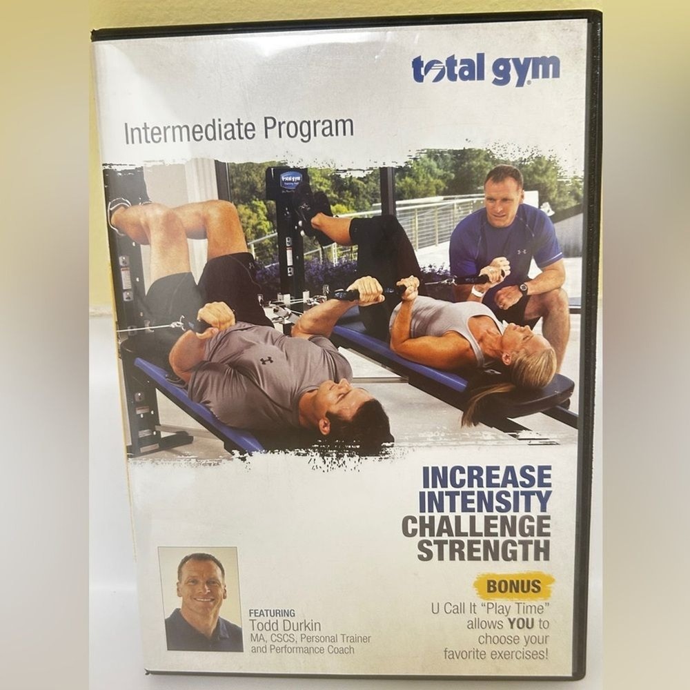 7 Total Gym workout training DVD’s