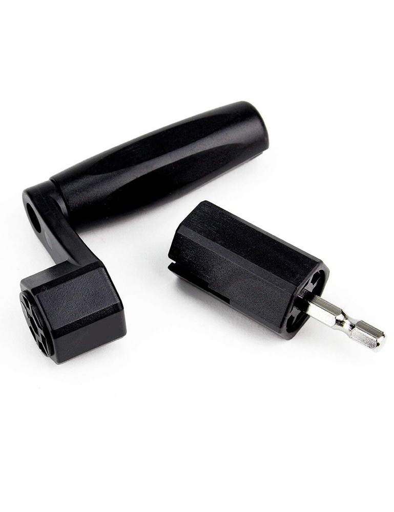 Guitar String Winder & Bridge Pin Remover for String Instruments - Black