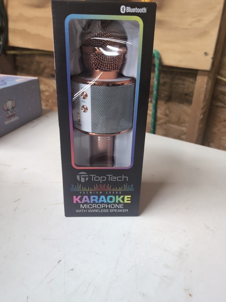 Top Tech Karaoke Microphone With Wireless Speaker