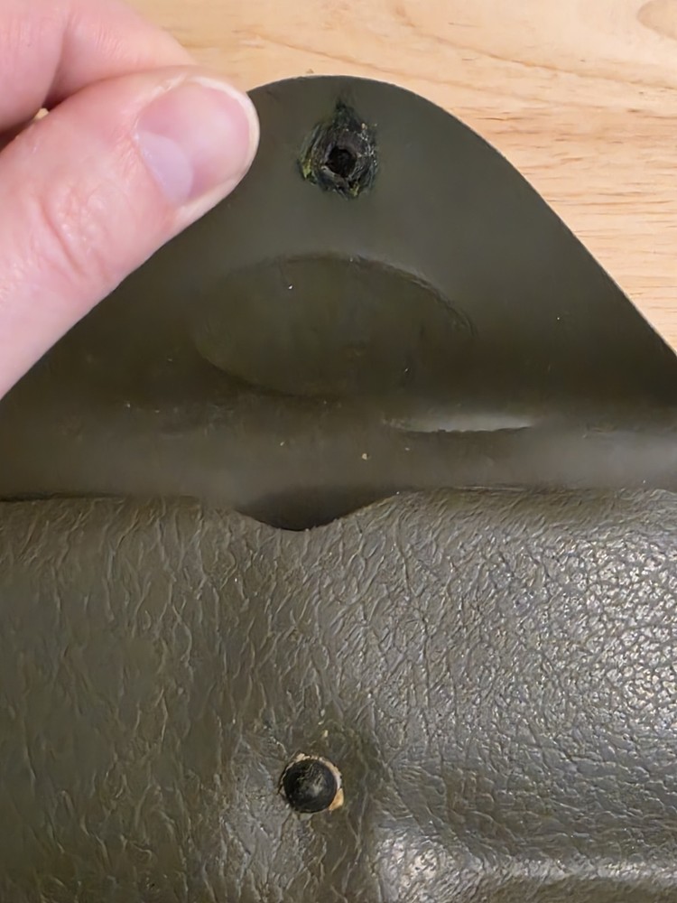 ORIGINAL WWII US ARMY INFANTRY POLAROID SUNGLASSES CARRY CASE- 1945