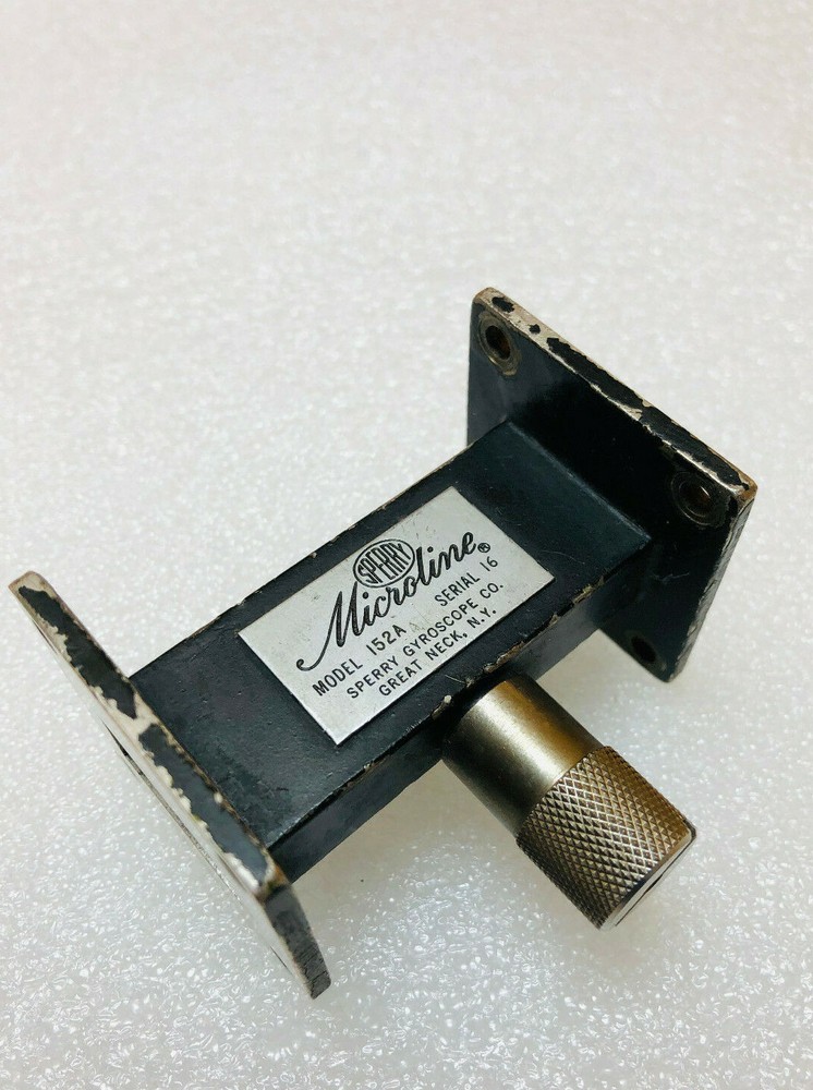 Sperry Microline 152A WR90 Waveguide 8.2 -12.4GHz Continuous Variable Attenuator