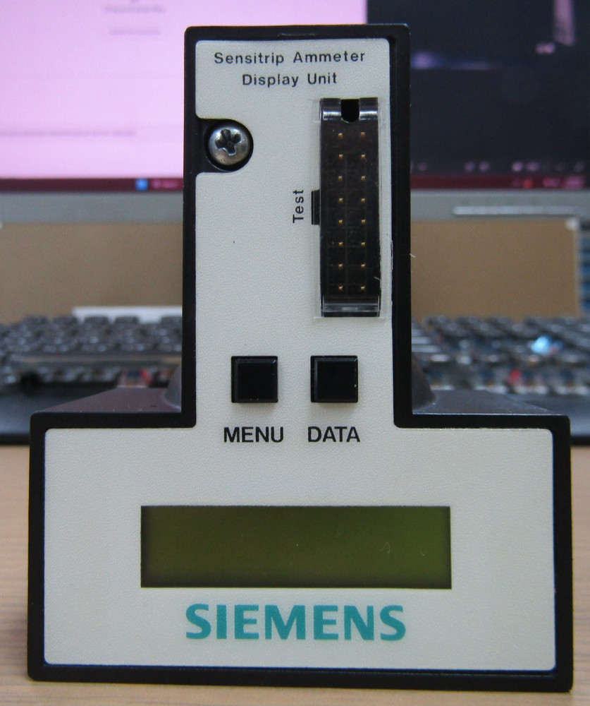 💥 SIEMENS SADU SENSITRIP AMMETER DISPLAY UNIT W/ L BRACKET