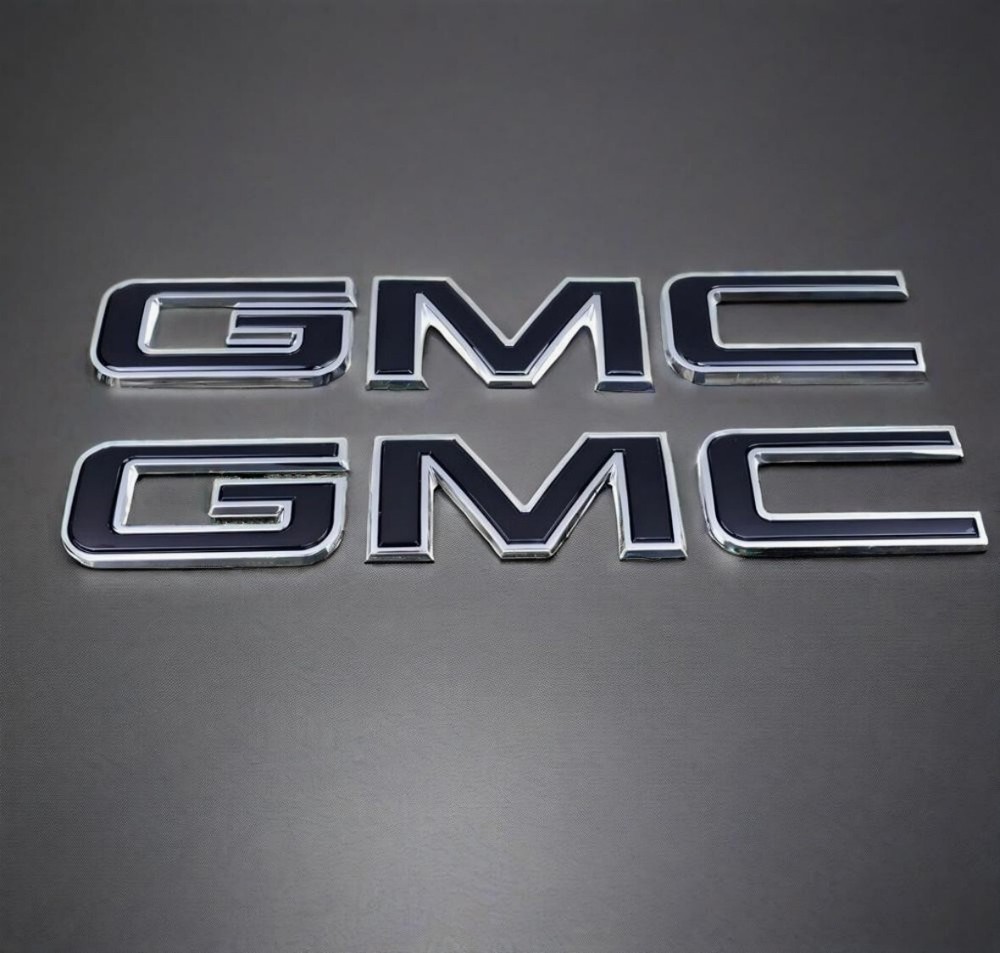 NEW Front & Rear Emblem Chrome kit For 2019 - 2025 GMC Sierra 1500 2500HD 3500HD