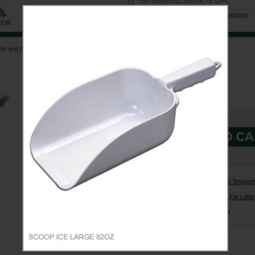 SCOOP ICE LARGE 82OZ #KLSCO