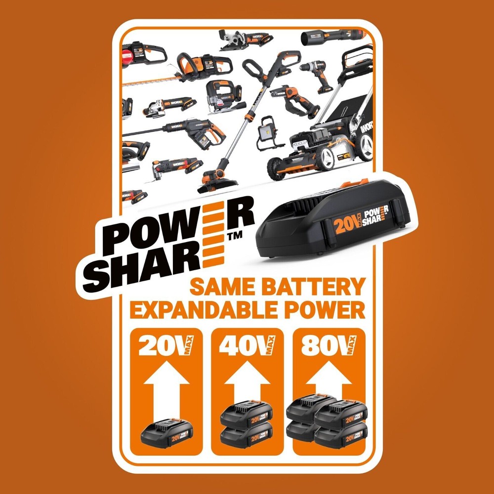 WORX WA0010 (6) Pack Replacement Spools for Worx GT