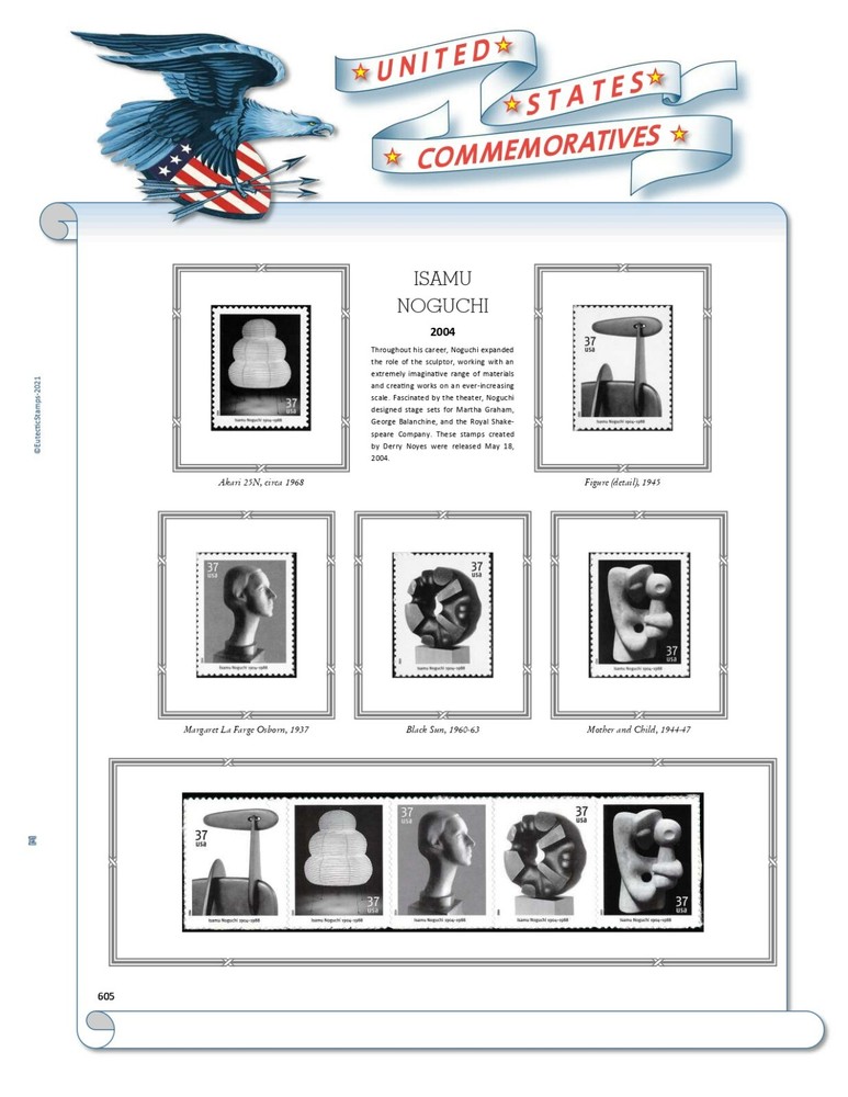 2004 U.S. Commemorative Singles COMPLETE Supplement (White Ace Alternative)