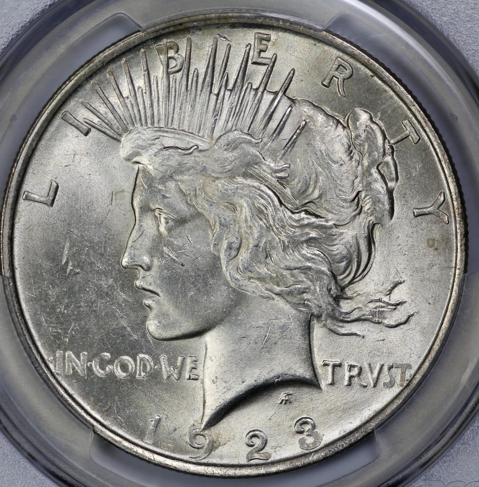1923 Peace Silver $1 Dollar PCGS MS 62