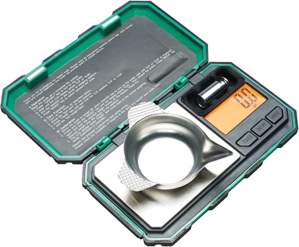 1500 Grain Pocket Scale_, Green