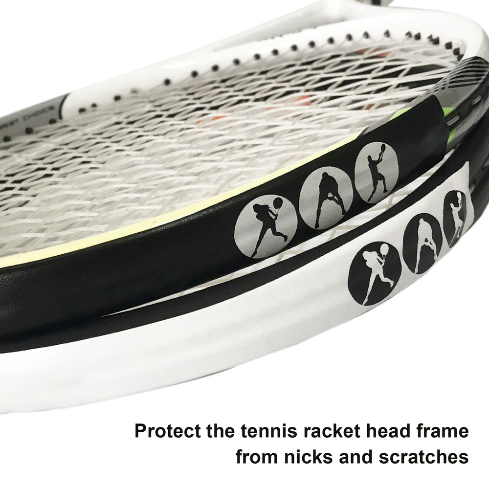 (White)Racket Tape Lightweight Racket Protectors Protect DS
