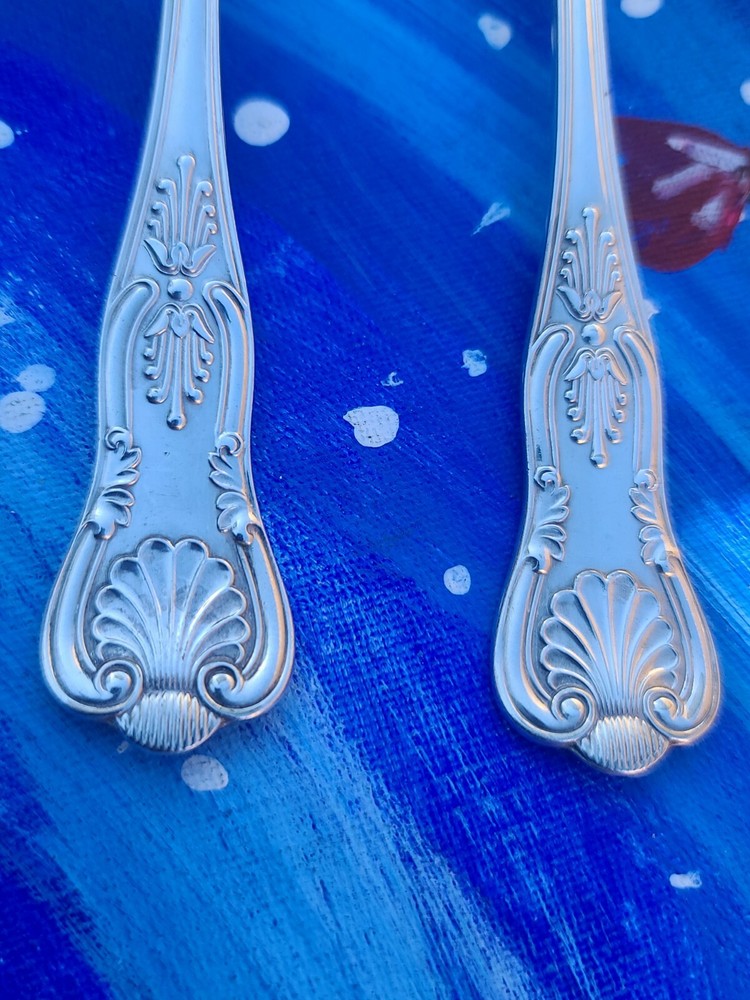 2 pc GORHAM SILVERPLATE FLATWARE spoons very nice condition