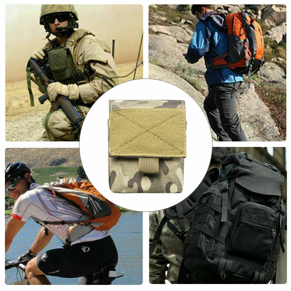 Tactical Mini Belt Pouch Multi-Purpose Small Battery Case Compact Storage Pack
