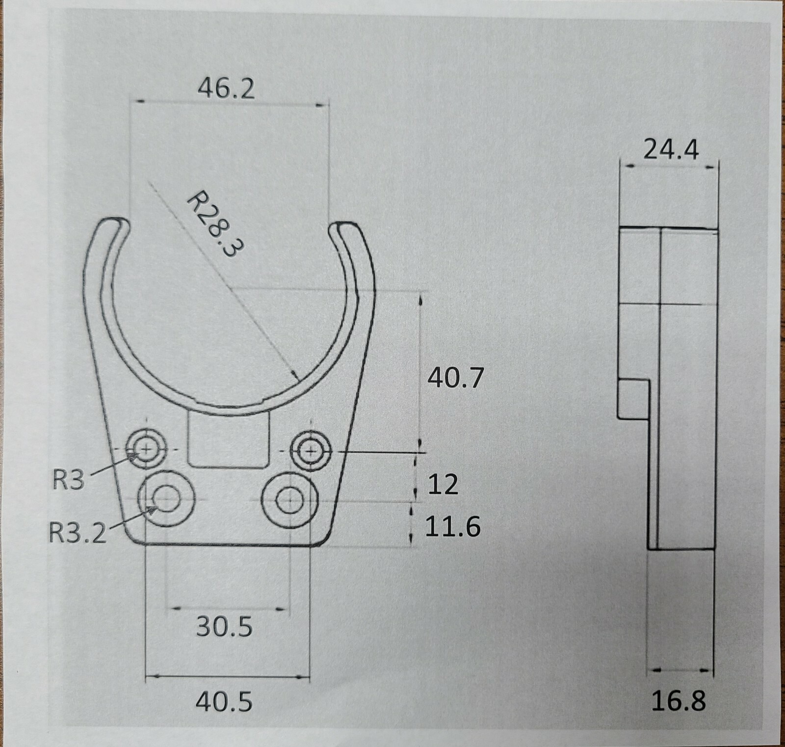 Tool Gripper CAT40 Plastic Clip 1 ONLY DR40400101 Compared to PN# MP-696 MP00696