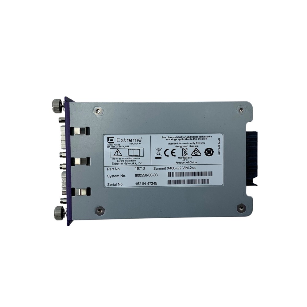 EXTREME NETWORKS X460-G2 VIM-2ss Summit-Stack -- 16713 Interface module