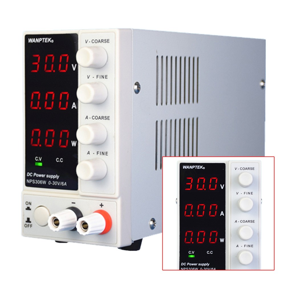 Power Supply Variable Adjustable Bench Switching Regulated LED Display DC 30V 6A