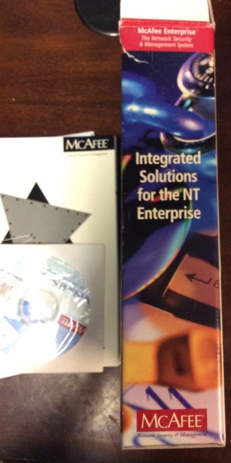 McAfee NetShield Security Suite Version 3.0 10 Nodes Computer Software Manuals