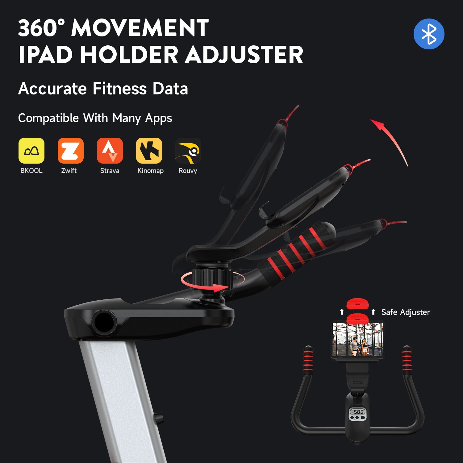 Indoor Pro Exercise Bike Stationary Bike Bicycle Cycling Home Cardio Gym Workout