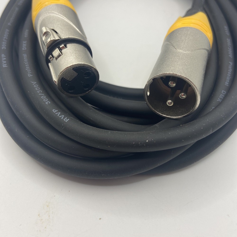 MFL DMC-5 DMX cable XLR 3 Pin 16.5 ft 1 pack