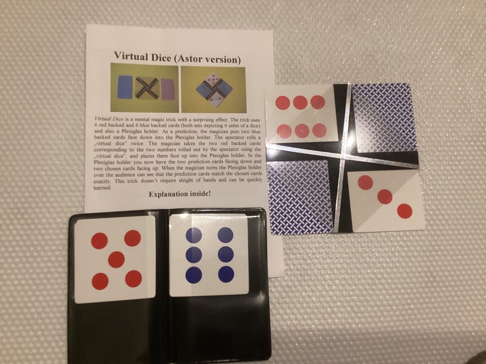 VIRTUAL DICE BY ASTOR, MAGIC TRICK.