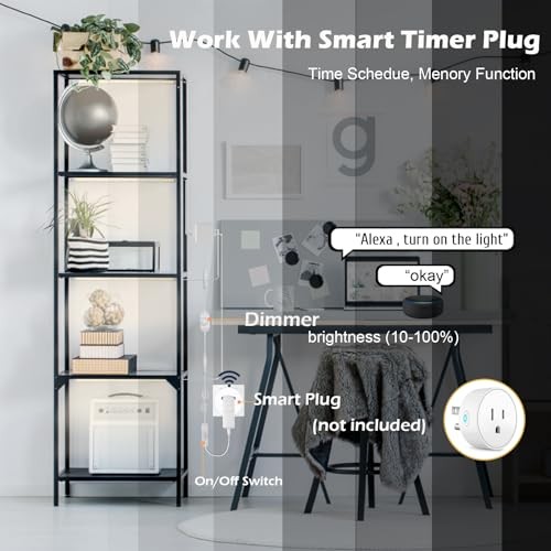 V-Shape Under Cabinet Lighting Kit - 4pcs 12" Dimmable Slim LED Warm White