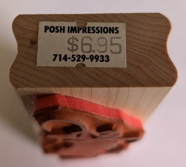 Wood/Rubber Stamp THANKS