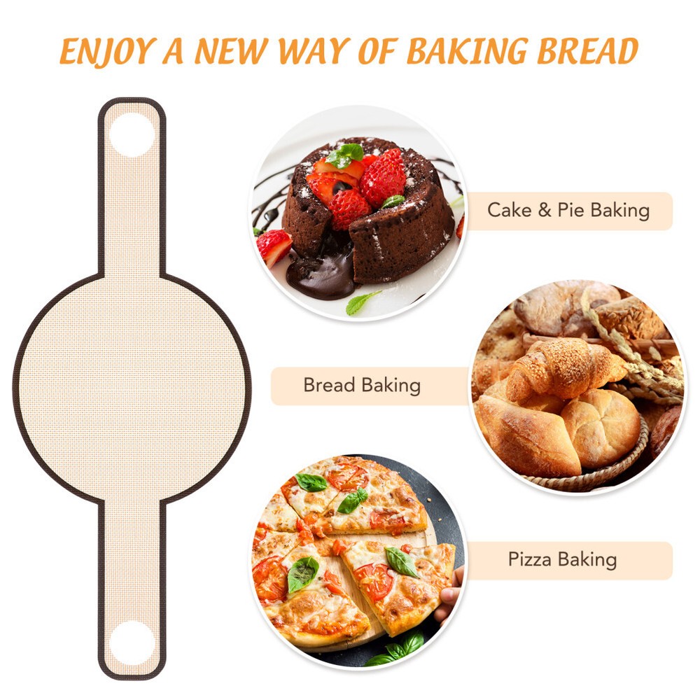 1PC Glass Non Stick Baking Mat Bread Dough Transfer High Temperature Macaron
