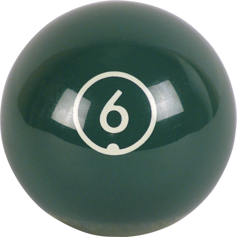 Individual Aramith #6 Continental Replacement Pool Ball - RBCONT