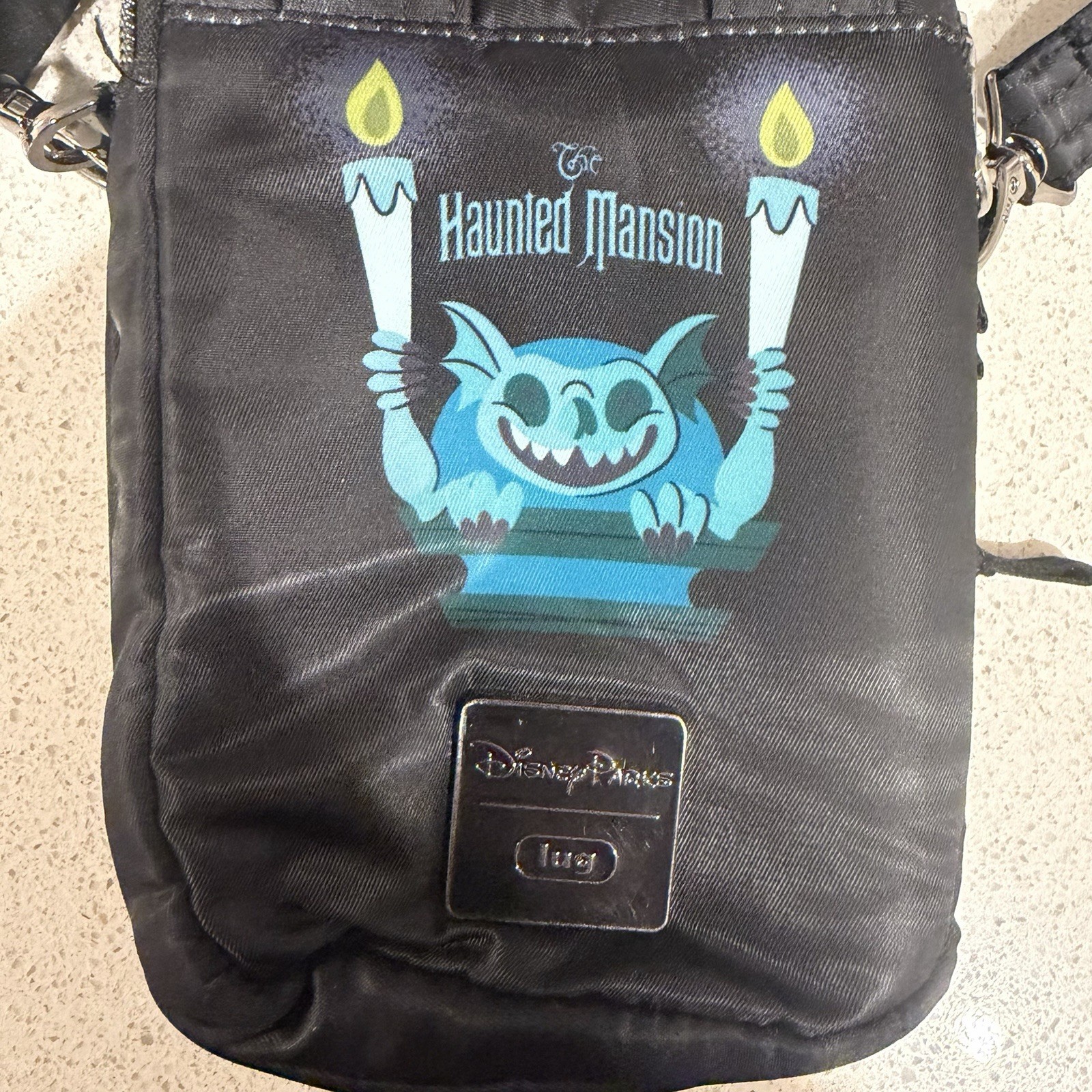 Disney Parks Lug Haunted Mansion Crossbody Bag Skeeter Hitchhiking Ghosts