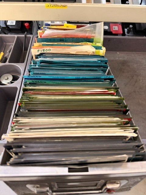 Volvo microfiche cards