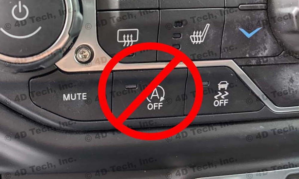 Start Stop Eliminator - Jeep Gladiator - Never push the auto stop button again!