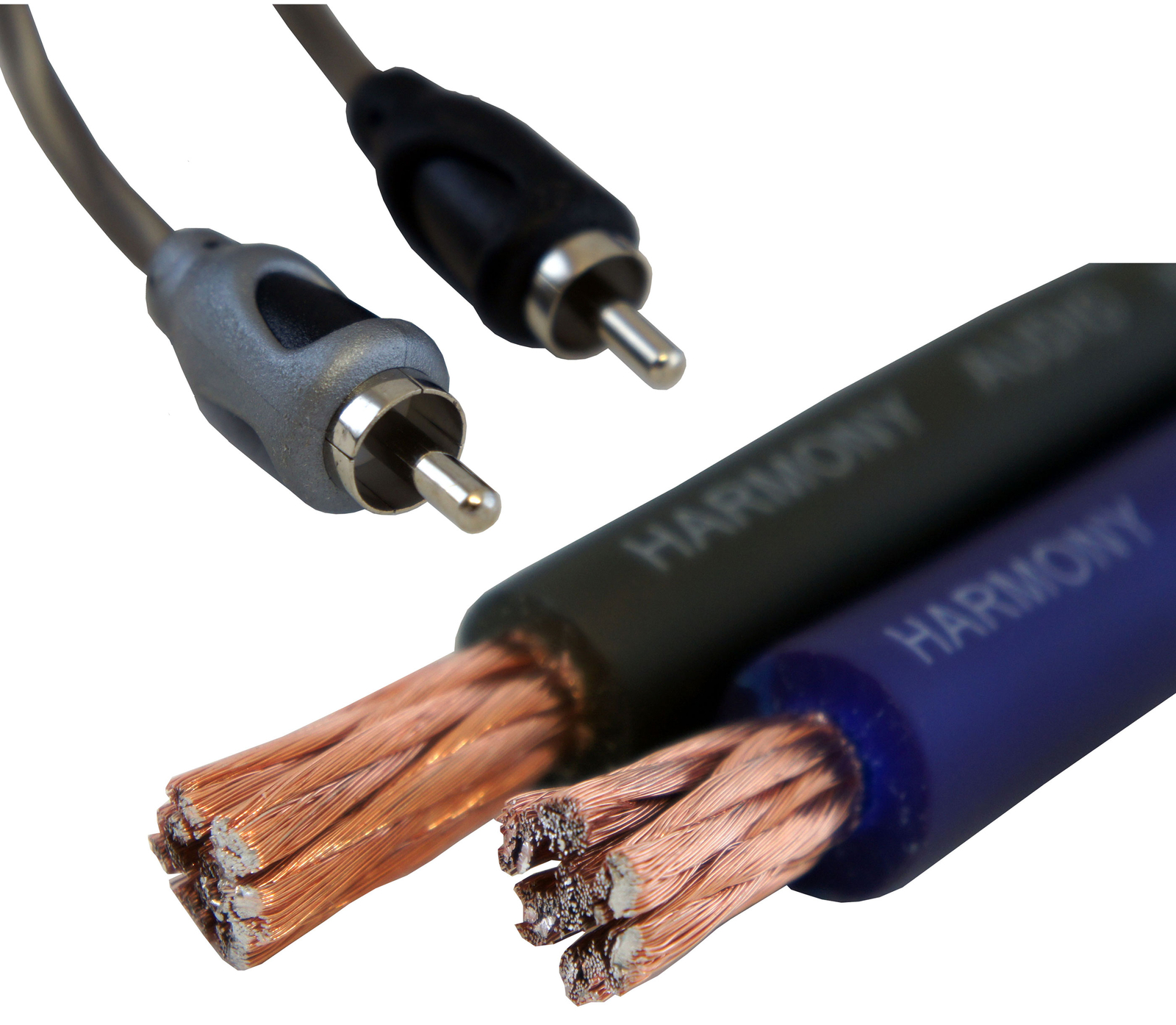 Harmony Audio HA-AK0 Car Stereo 1/0 Gauge 3000W Amp Amplifier Install Kit Nickel