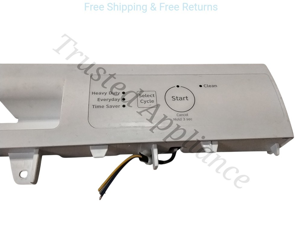 OEM Dishwasher Control Panel 265d3933p001 WHITE