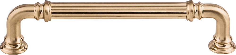 Top Knobs TK323HB Reeded 5" Center to Center Bar Pull Honey Bronze