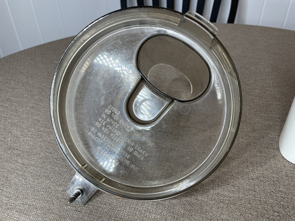GE General Electric D5FP1 PUSHER & WORK BOWL LID Food Processor REPLACEMENT PART