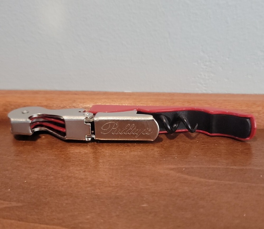 Bar Key Pulltaps Double-Hinged Corkscrew Wilson Daniel's Red Wine Opener