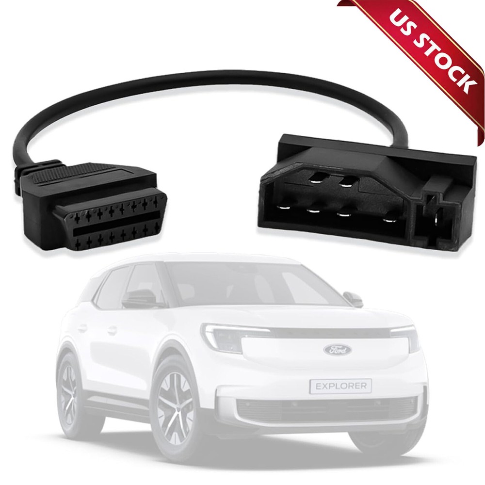 For Ford Engine Repair Tool 7 Pin OBD1 to OBD2 Cable Adapter Code Reader Scanner