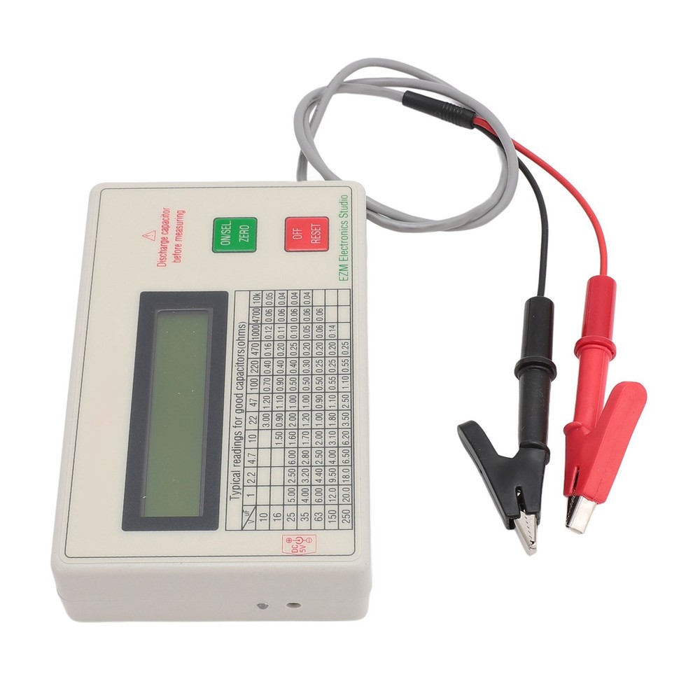 Meter Accurate Shutdown Function Portable Capacitance Tester Kit ⭐