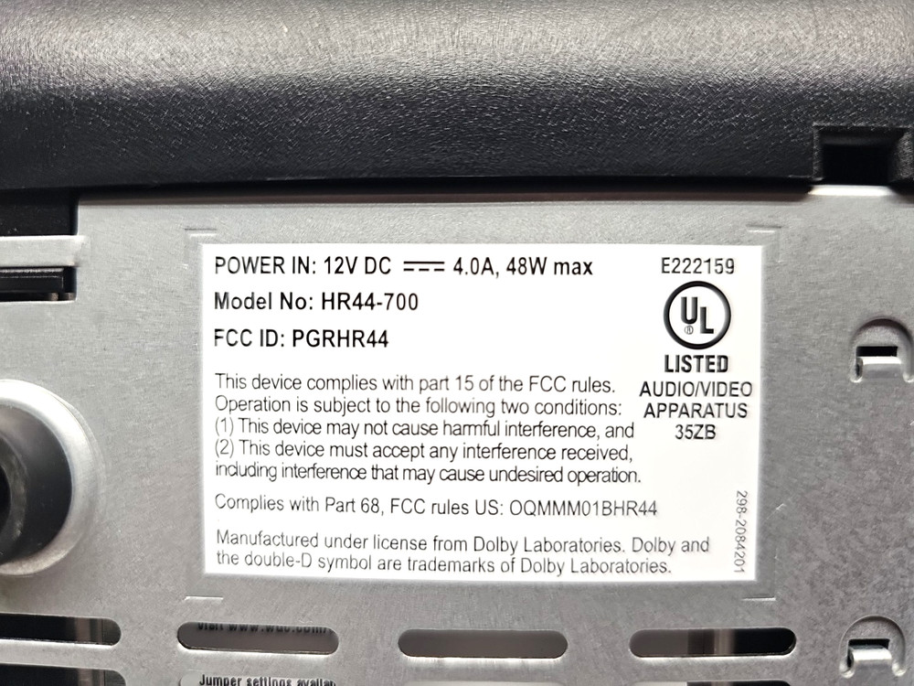 DirecTV HD Receiver - HR44-700 Without Accessories