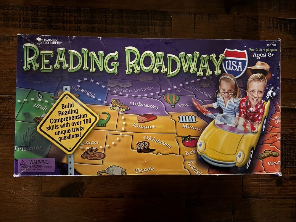 Learning Resources Reading Roadway USA - Reading Comprehension Game!