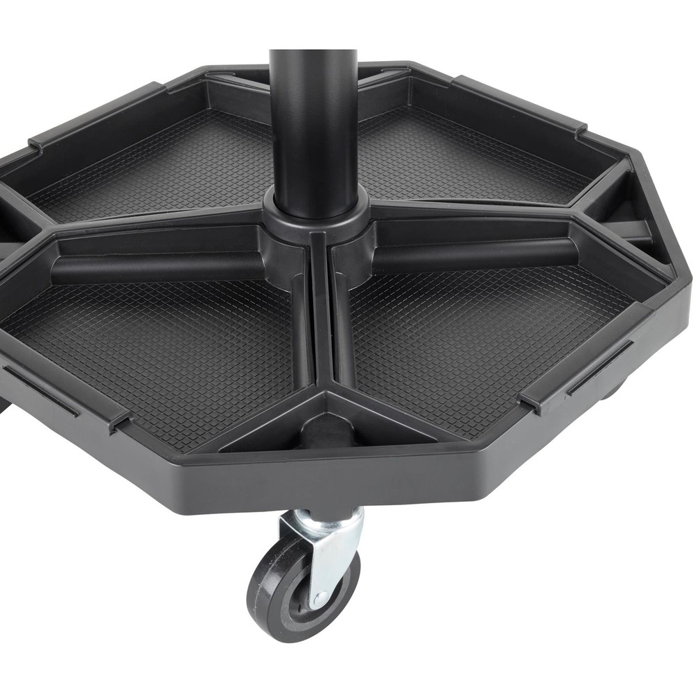 Black Flag™ Padded Rolling Mechanic Stool with Tool Tray