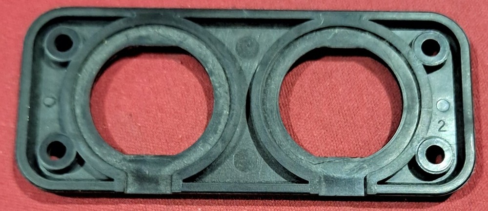 Black Empty Accessory Panel 4 1/8" x 1 3/4"