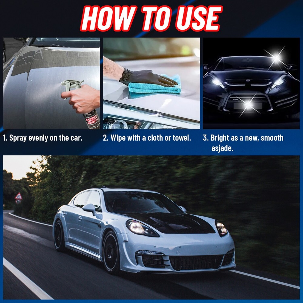 Carbon Infused Ceramic Spray Coating! Extremely User Friendly- Pro Results!