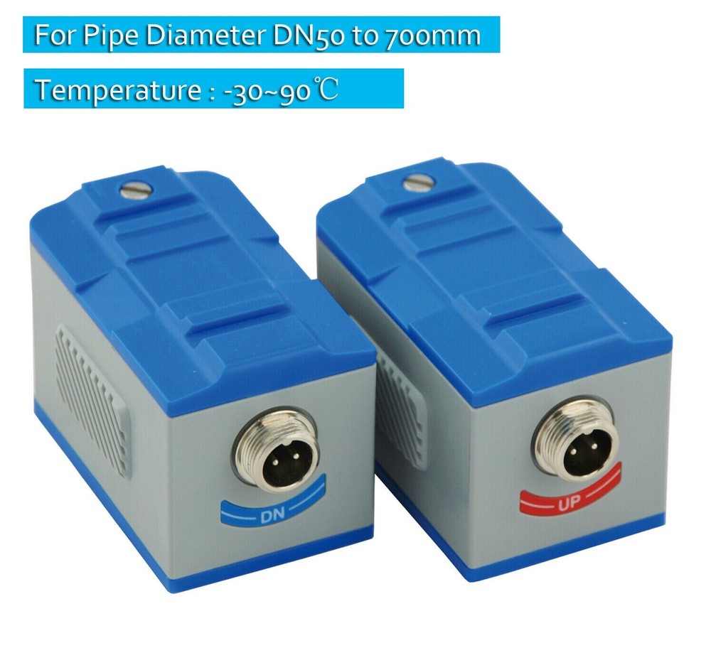 Ultrasonic Liquid Flow Meter Flowmeters with Medium Transducer HM Bracket