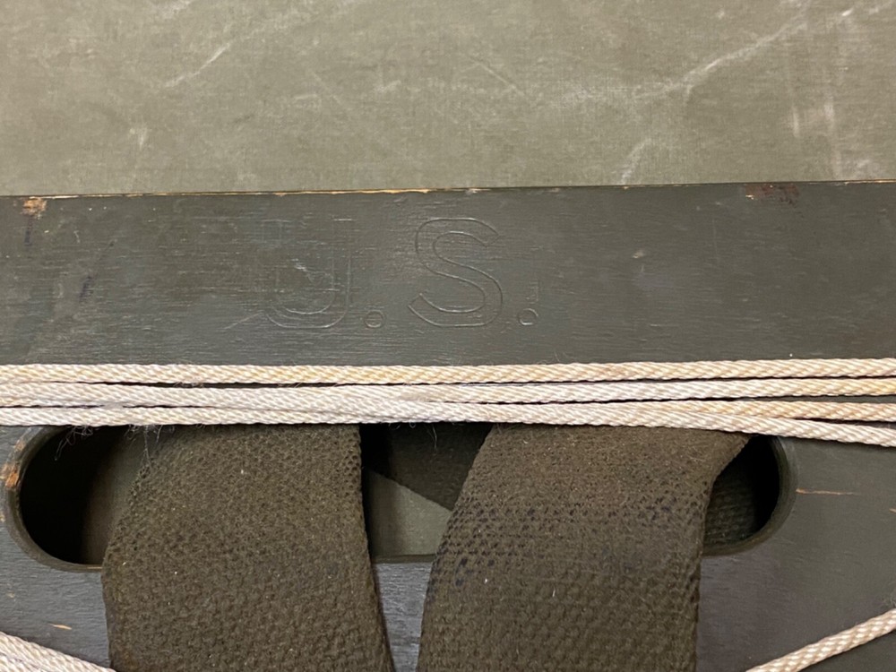 ORIGINAL WWII US ARMY M1944 EQUIPMENT AMMO CARRY PACK BOARD BACKPACK-DATED 1944