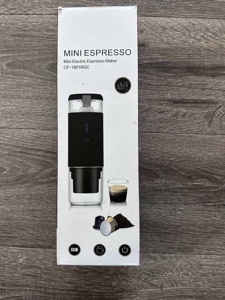 Portable Rechargeable Espresso Coffee Maker Machine Capsule