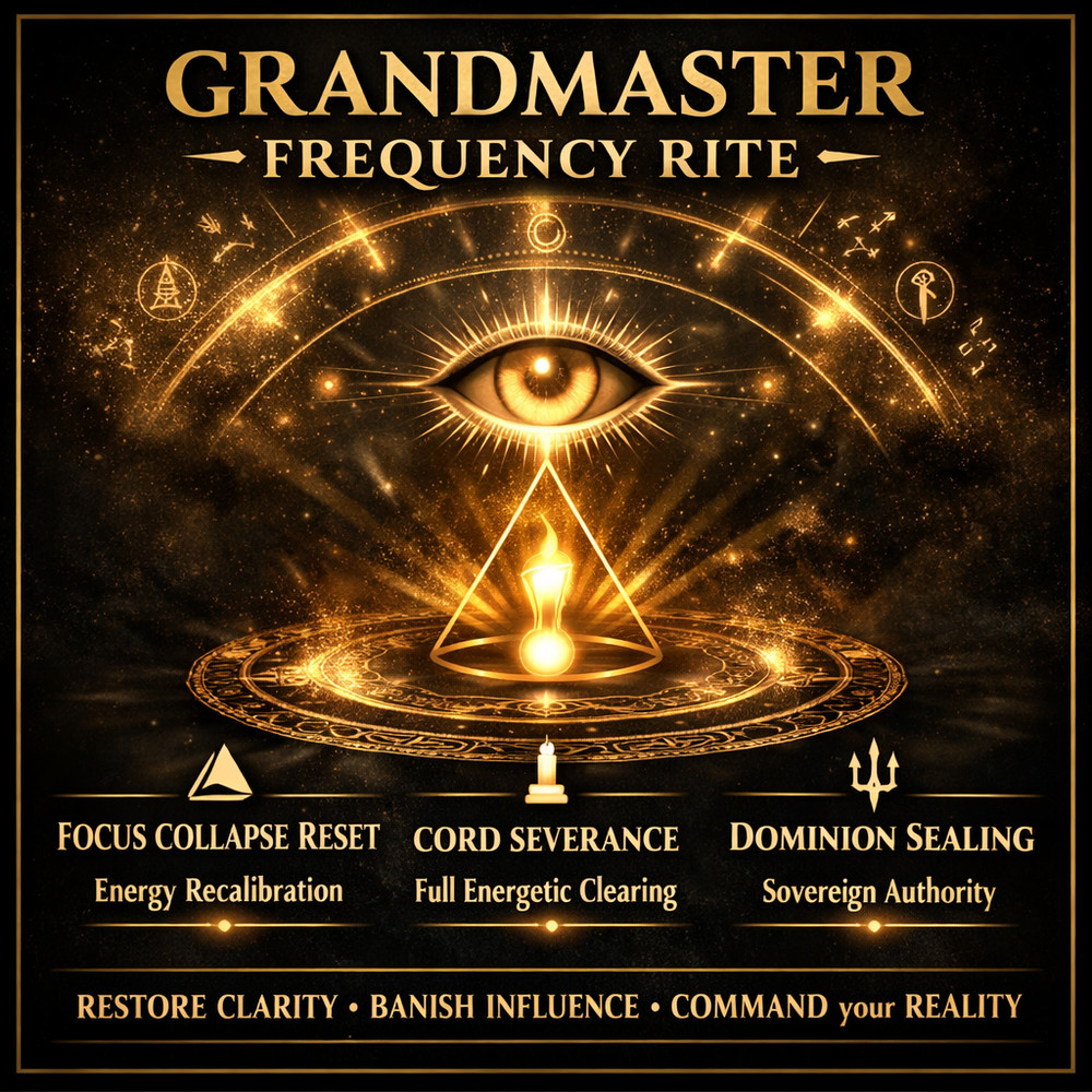 GRANDMASTER FREQUENCY RITE Focus Collapse Reset and Mental Drain Stabilization